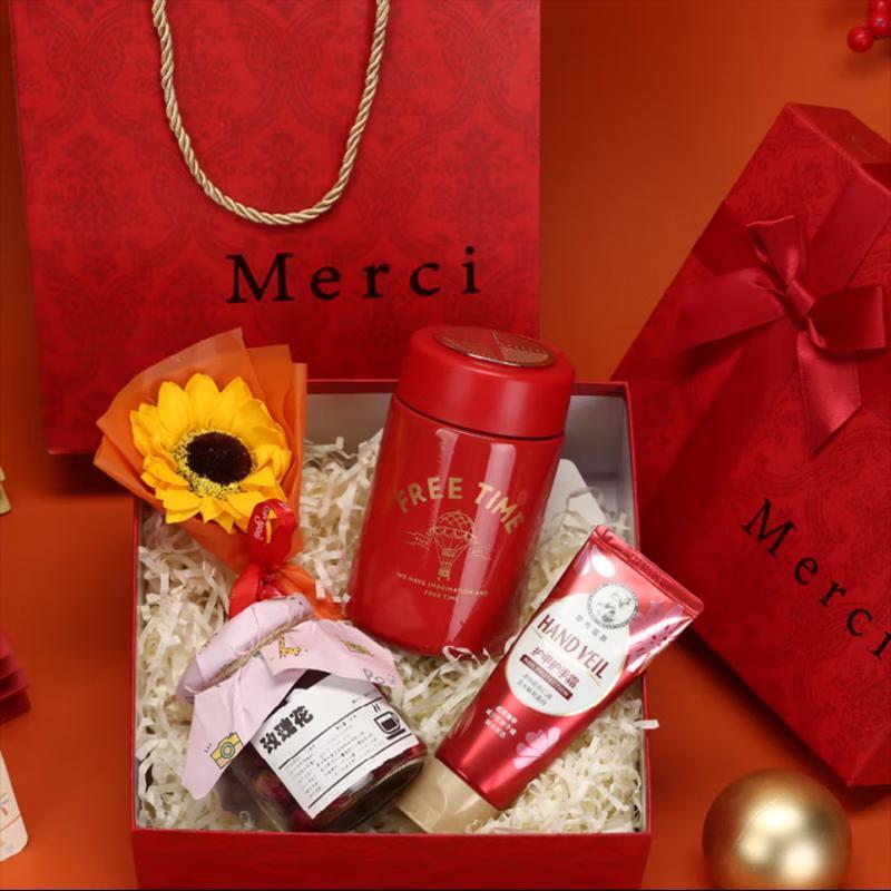 Changbaosen Auspicious Flower Tea Story Gift Set