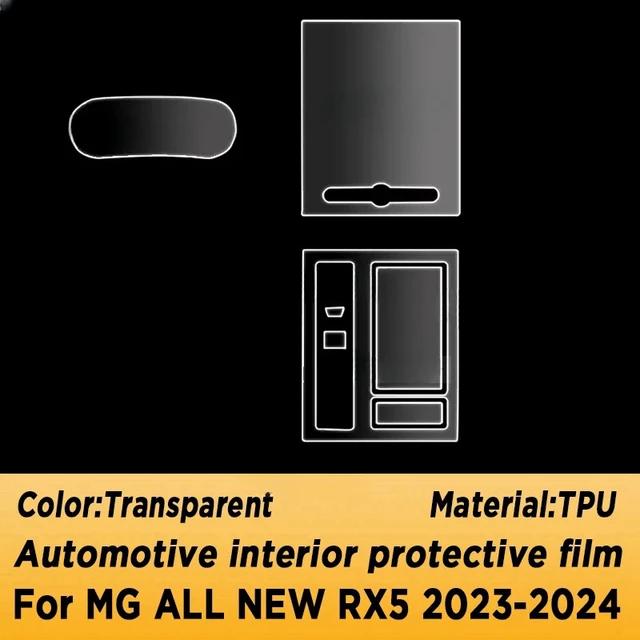 Tpu Car Door Center Console Media Dashboard Navigation Anti-Scratch Protector Film Car Accessories For Mg All New Rx5