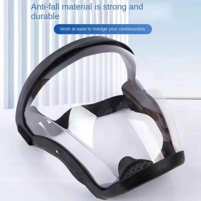 1 Pcs New Transparent Riding Goggles Antispray Antidust Antifog And Antiwind Mask Highdefinition Full Face Protective Goggles