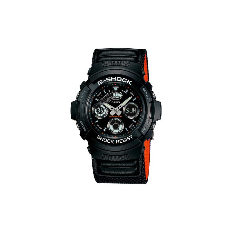 

G-Shock Casio classic series, trendy, simple and bold, automatic lighting, fully automatic calendar, waterproof and shockproof luminous AW-591MS-1A чёрный