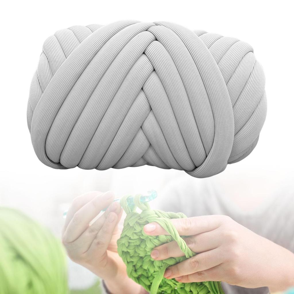 Cotton Polyester Chunky Yarn Bulky Chunky Yarn for Crochet Rug Making DIY