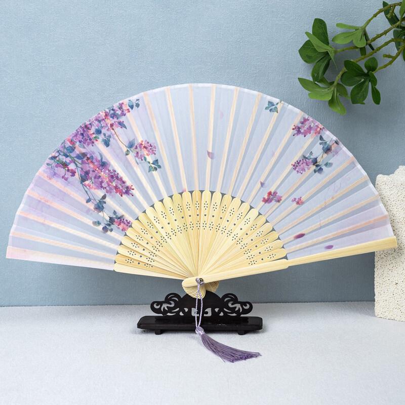 LIEI Портативный складной веер в древнем стиле