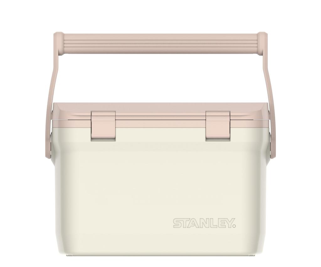 STANLEY Cooler Box, 15.1L, Cream, Keeps Food Cold for Long Periods, Durable, Seat-Up, Perfect for Outdoor Activities, Camping, Fishing, and Leisure,
