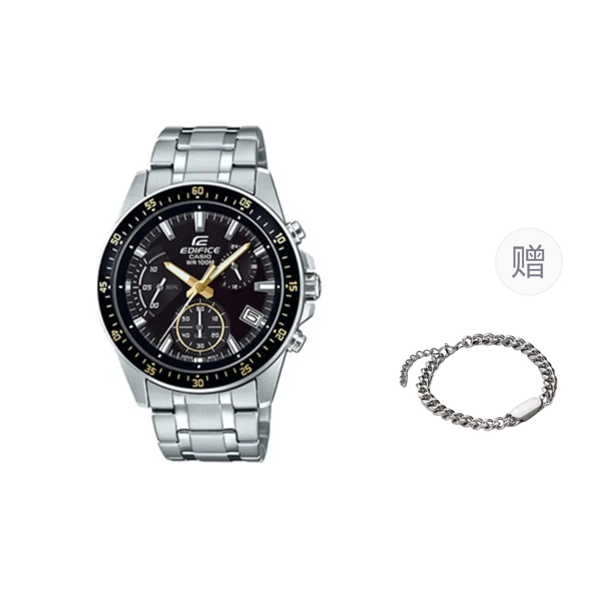 CASIO Men EDIFICE Black Watch EFV-540D-1A9VUPRD- Black