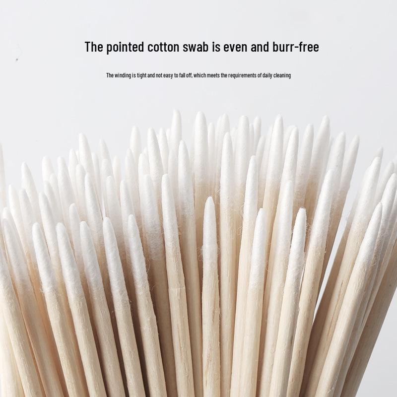 Double-Ended Cotton Swab for Nail Art - Fine, Pointed, Disposable Beauty Tool