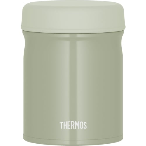 

[Dishwasher compatible model] Thermos Vacuum Insulated Soup Jar 400ml Khaki All parts dishwasher safe Keeps warm and cool Easy to clean Round mouth de