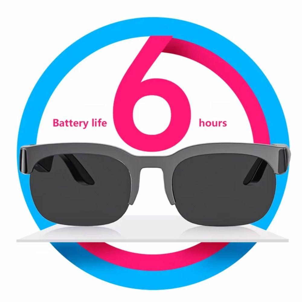 Bluetooth 6.0 AI Translation Glasses 144 Languages Bluetooth Smart Sunglasses For Men