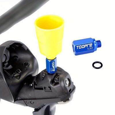 1pc Bicycle Hydraulic Disc Brake Bleed Funnel Adapters with Funnel for SLX/XTR Bike Conversion Road Hand Shift Repair Tools