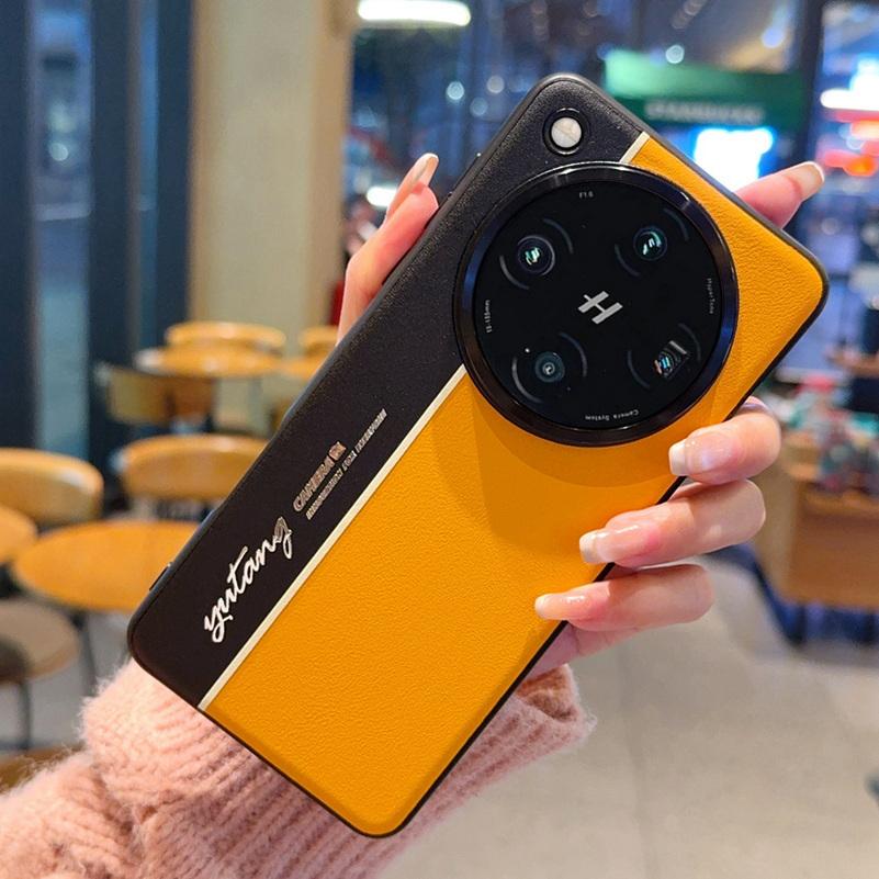 

Ночная Молния Флуоресцентная Линия Двухпигментный Кожаный Чехол Для OPPO Find X8 Pro find x8 Find X7 Ultra x7 Защитная Крышка для Объектива Oppo Find X8 Pro жёлтый