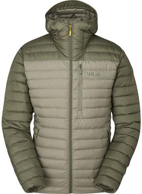 Jacket Rab Microlight Alpine Down Jacket Men Light Khaki/stone