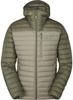 Jacket Rab Microlight Alpine Down Jacket Men Light Khaki/stone