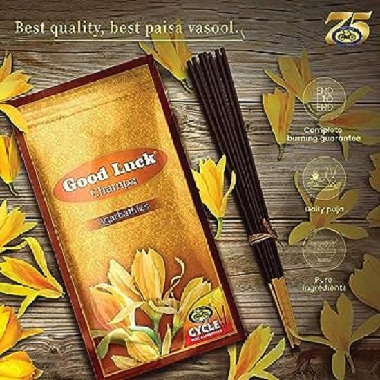Cycle Pure Agarbatti Combo Pack Incense Sticks 135gm Per Pouch Set of 5