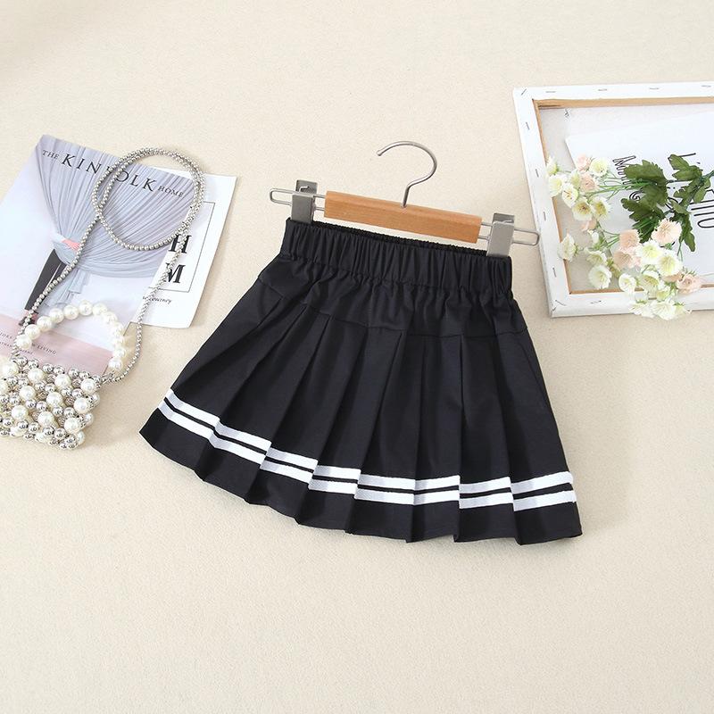 

Милые плиссированные юбки для девочек и модные юбки-полудлинные для детей 110cm