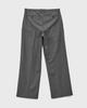 YOUTH Fine Wool Waist Line Pants - Khaki Gray