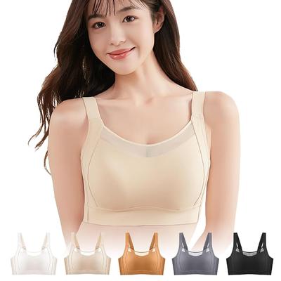 Veimia Seamless Minimizing Bra [Wide Straps, Anti-Bouncing, Comfortable for Sports] Minimizing Bra,