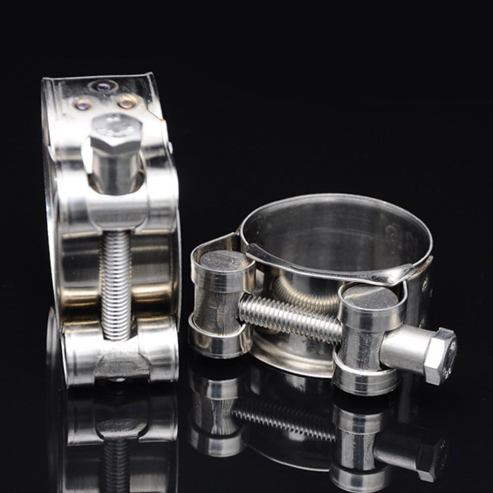 Hose Clamp Hose Clip 304 Stainless Steel Perfect Fit Silver Color