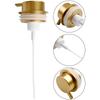 10.7x8cm Push Pump Head 1pcs Chrome Soap Dispenser