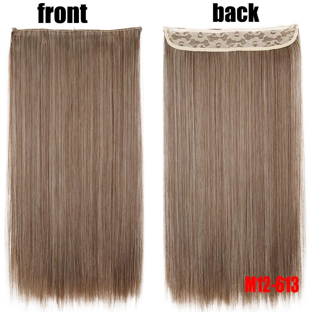 XINRAN 22-дюймова модна жіноча перука з невидимою волосінню для нарощування волосся, стійка до високих температур, синтетична хвиля без застібок