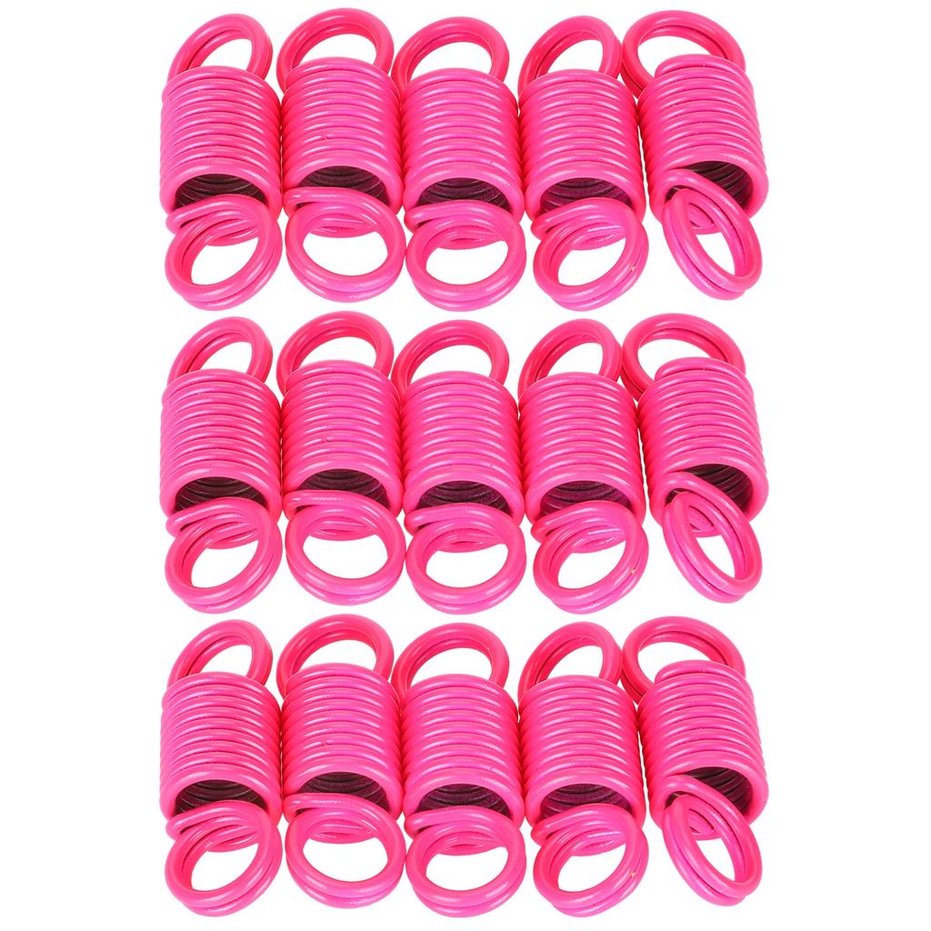 15Pcs Extension Spring Colorful Compression Small Tension Springs for Bag Strap AdapterRose Red