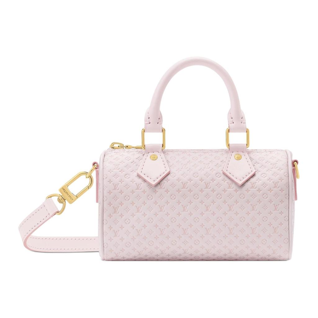 Louis Vuitton NANO SPEEDY Cow Leather Boston Bag, One Shoulder Handbag Women's Pink M29414