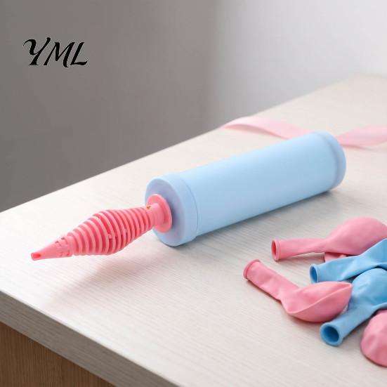 Handheld Balloon Pump Hand Held Plastic Pump, Two Way Dual Action Inflator, Manual Inflator Air for Latex Balloons, Portable Blower Tools Tool