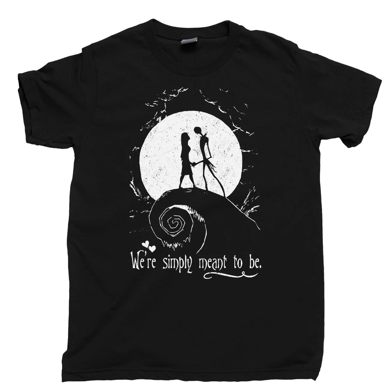 Jack Sally T Shirt Simply Meant To Be Halloween Nightmare Christmas Movie Tee XXXXL