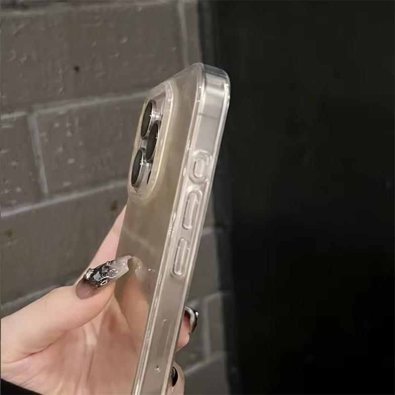 Laser Dazzling Pleated Aurora Water Ripple Phone Case For iPhone 11 12 13 14 15 16 Pro Max Glitter Shockproof Silicone Back Cover