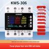 Graffiti WiFi Multifunction DIN Rail Meter with Over/Undervoltage & Phase Loss Protection.