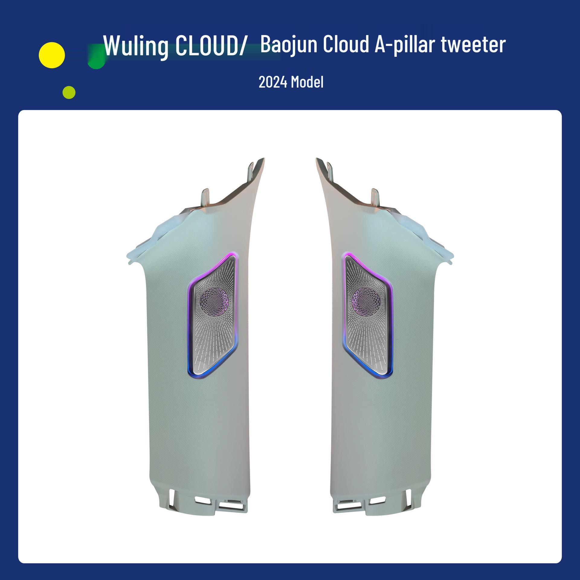 

Wuling/Baojun Cloud 2024 A-pillar Car Tweeter with Ambient Light