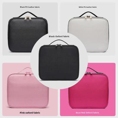 Pink Large-Capacity Cosmetic Storage Bag for Students and Home Use