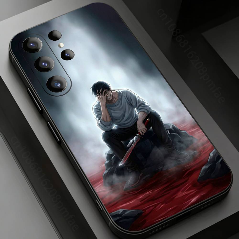 

Toji Fushiguro Jujutsu K-Kaisen Phone Case for Samsung Galaxy S20,23 Ultra S24,22 Plus S25,26,21FE TPU Cover Samsung S21plus