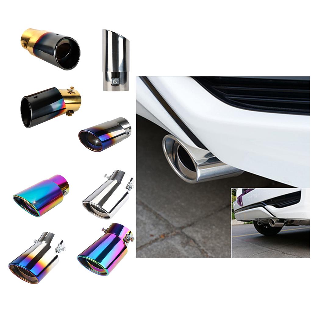 Oțel Inoxidabil Mașină Evacuare Spate Modificată Modă Înlocuire Decorativă Accesorii Toba Finală Vehicul