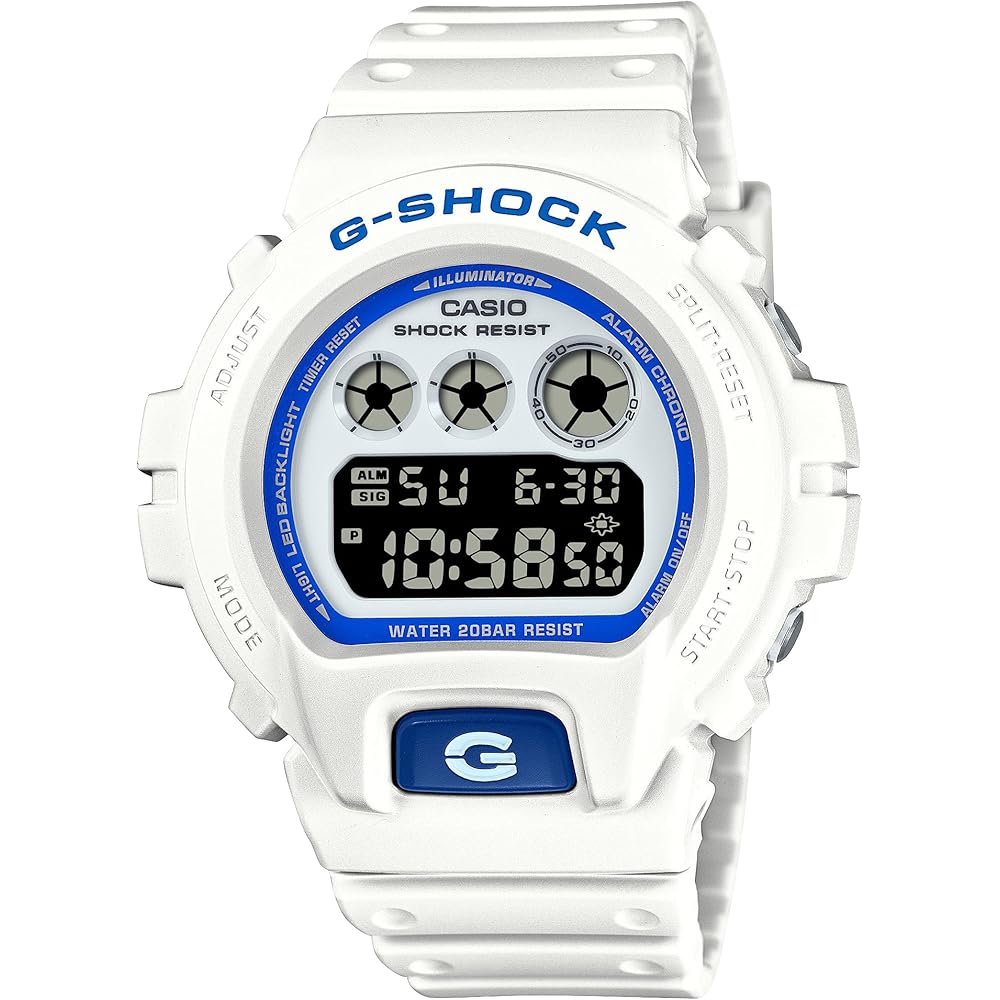Casio G-Shock Hidden Glow Series DW-6900HDS-7A1JF Men s Watch White