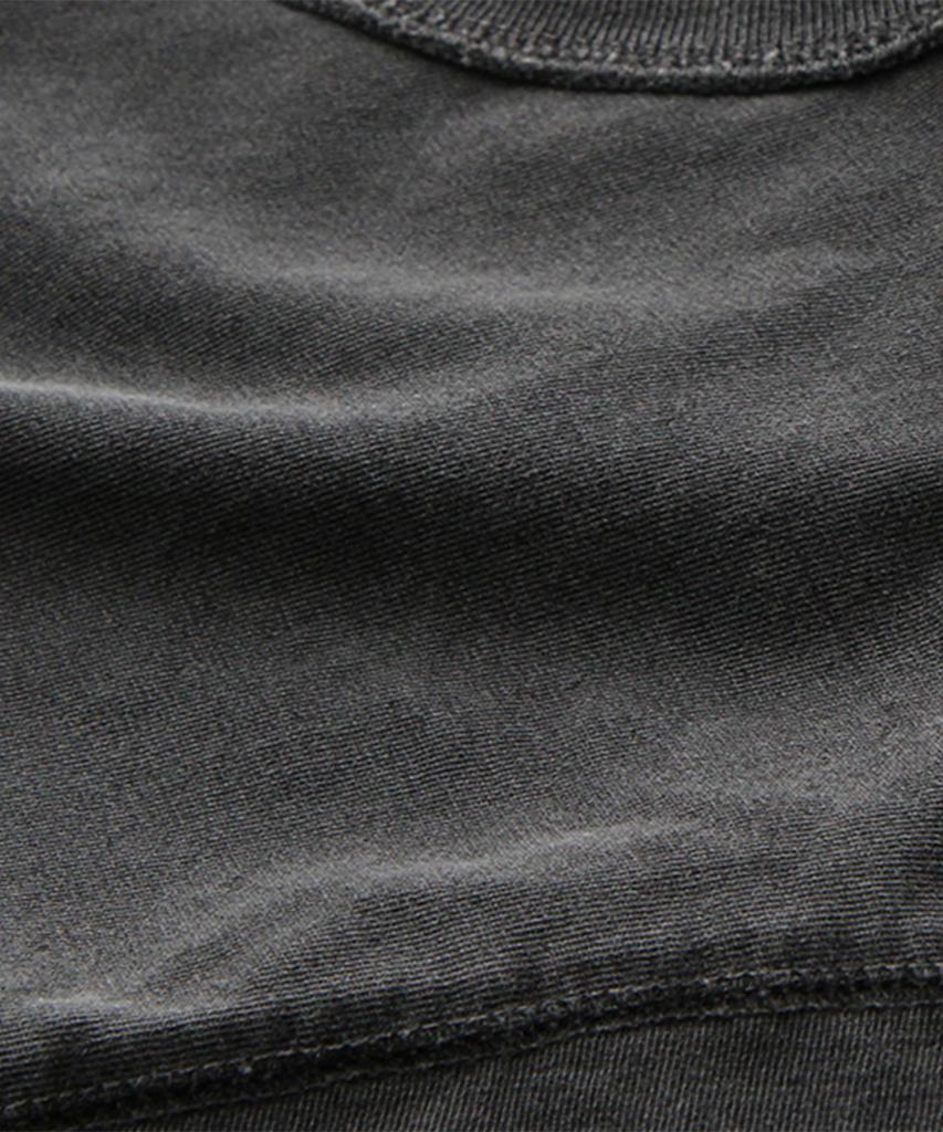 Keuligeon Pigment 3 Stitch Semi-Oversized Short Sleeve Tee Charcoal