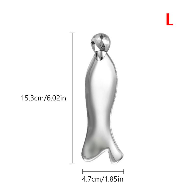 Roller Face Massager Fish-Shape Aluminum Alloy Face Lift Tools Firming Beauty Massage Body Anti-Aging Puffy Eyes Beauty Machine
