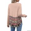 Women's Retro Printed Fashionable Long-sleeved Top