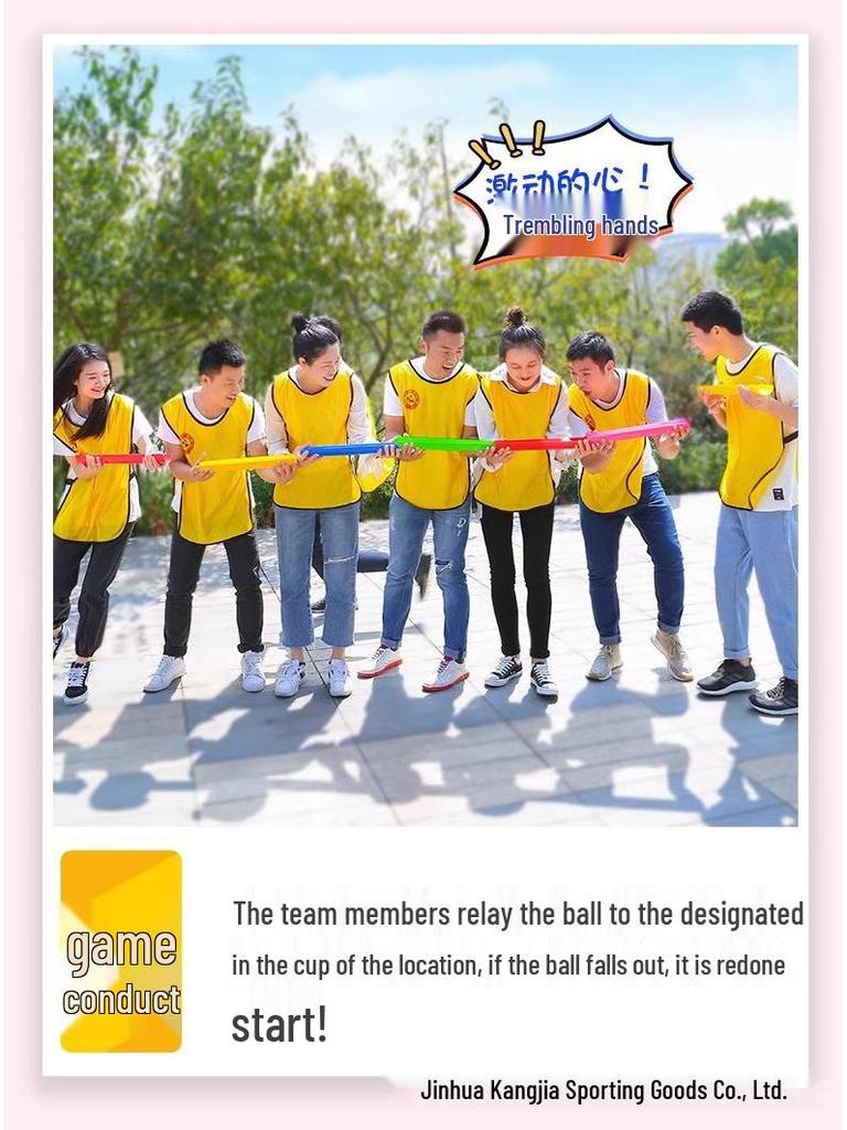 Thousand Mile Marbles: U-shaped Trough Team Game – Outdoor Fun Activity & Puzzle Equipment