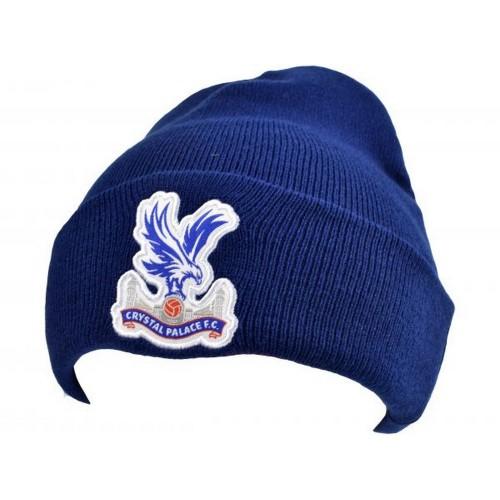 Crystal Palace FC Unisex Adult Knitted Beanie One Size naval