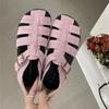 Fashion AIYUQI  Women's Sandals 2025 New Woven Hollow Roman Sandals For Women Summer Large Size Pig Cage Female Shoes
