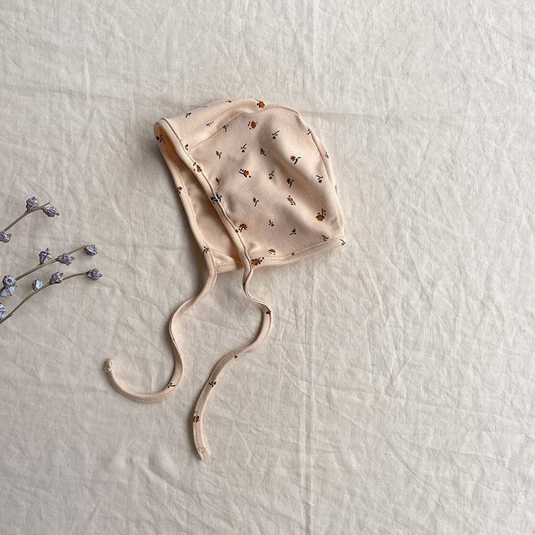 Autumn Floral Lace Long Sleeve Baby Romper with Hat