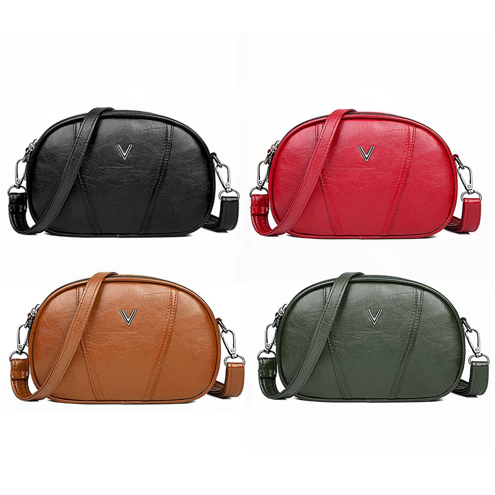 Buy Women Vintage PU Leather Small Shoulder Messenger Bag Ladies Casual