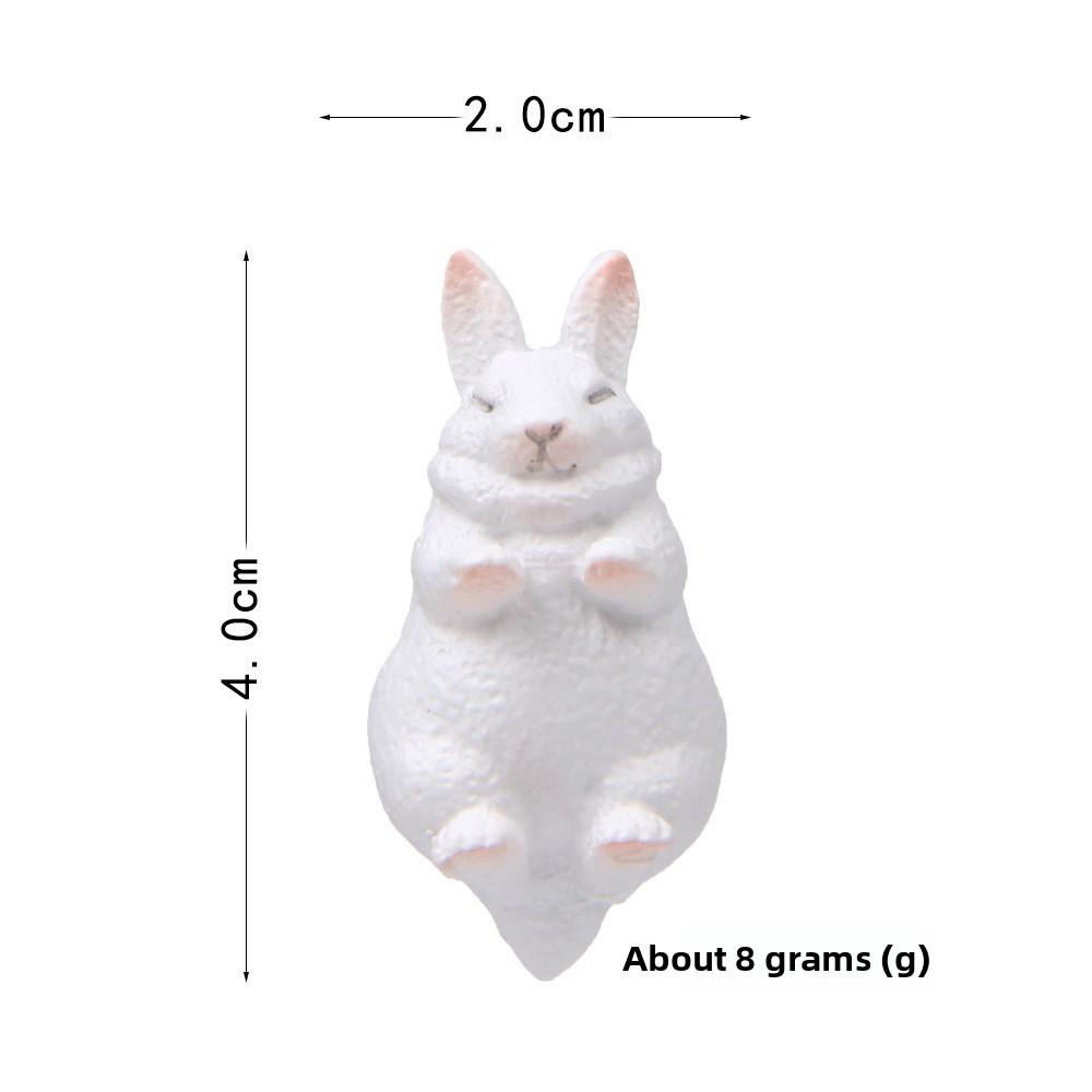 Japanese Cartoon Resin Bunny Magnet Refrigerator Decor For Kids And Home