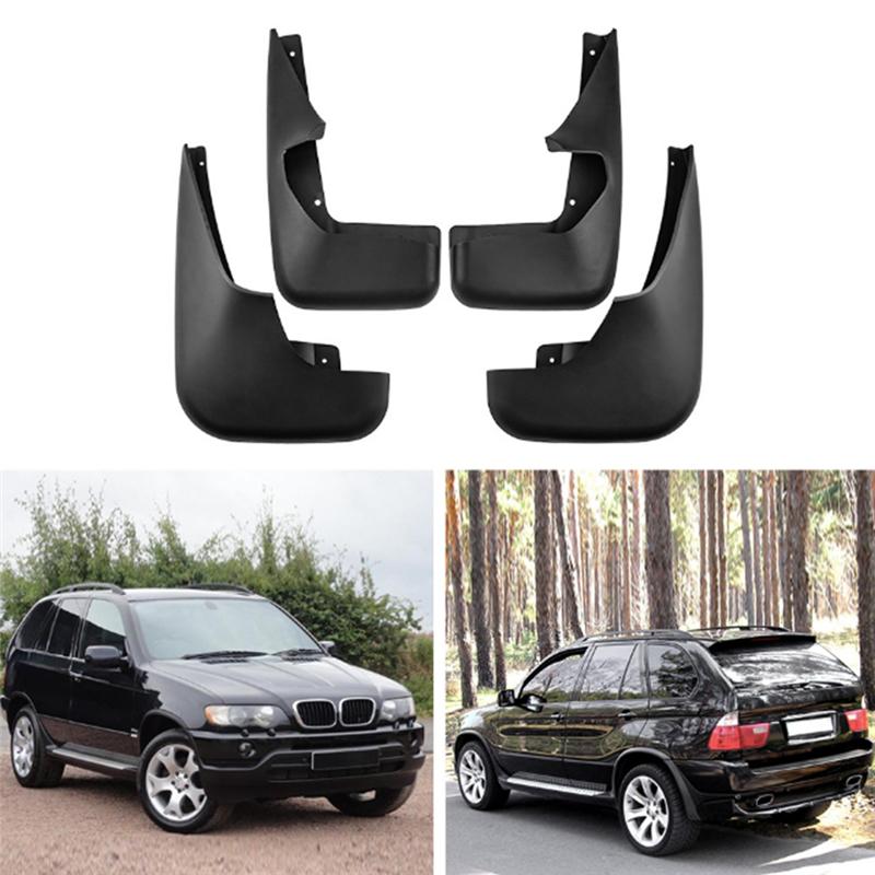 M63K-Car Mud Flaps Fender Mud Guard Flap Splash Flaps Accessories For BMW X5 2002-2007 With Pedal