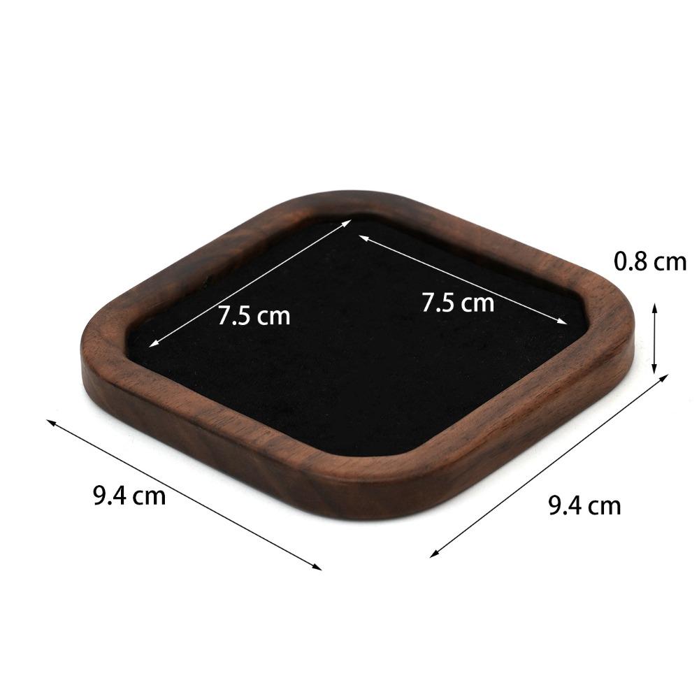 

Реквизит для фотосъемки Поднос для украшений Органайзер-держатель из массива дерева Высококачественная подставка для дисплея Square