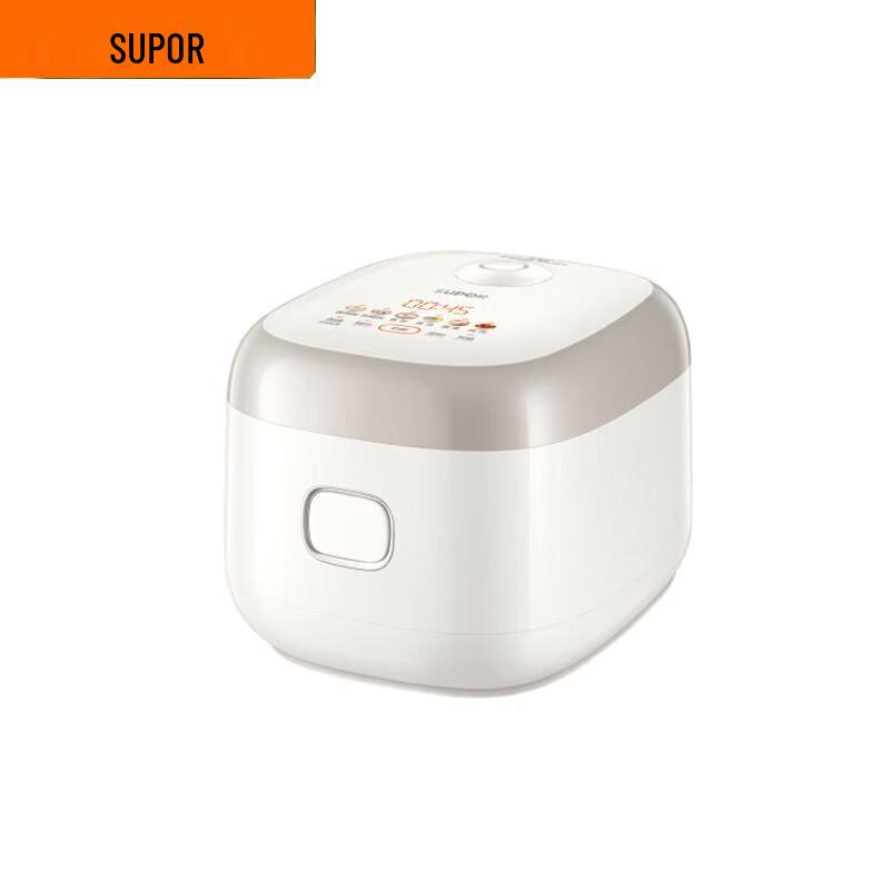 Supor 2L Mini IH Rice Cooker with 0-Coating Stainless Steel Pot CN plug (adapter included)