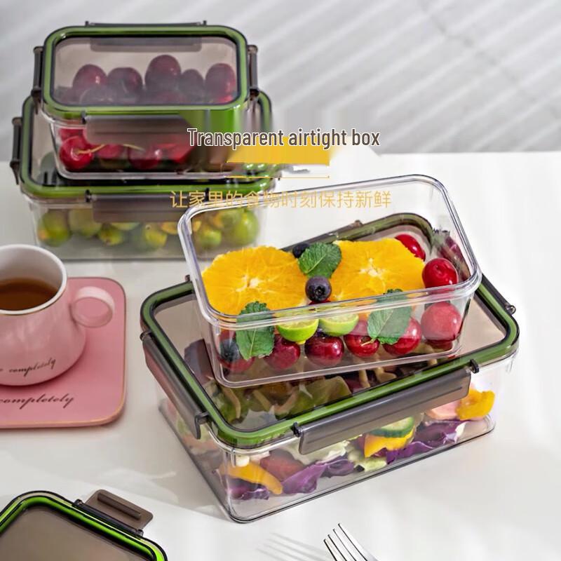 Großer transparenter Einweg-Lebensmittelbehälter aus Kunststoff