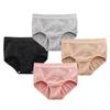 5PCS Panties Seamless Briefs Mid Waist Women Underwear Comfortable Simple Underpants  Girls