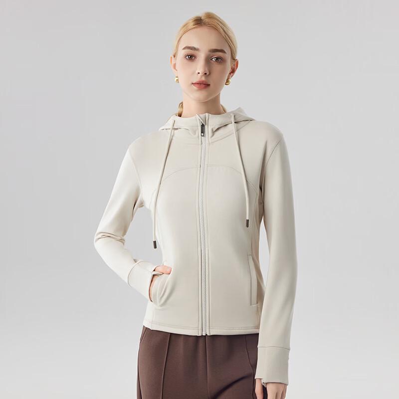 Han Mian Jiang Women s Hooded Short Jacket L