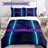 Ensemble de literie Roblox Housse de couette respirante avec taies d'oreiller Linge de lit décoratif pour chambre à coucher Décoration de maison Cadeau d'anniversaire