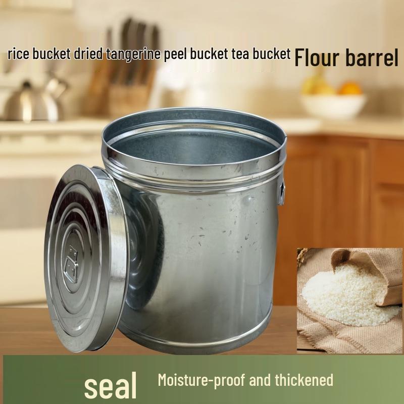 Moisture-Proof, Insect-Proof Chenpi Storage Bucket with Inner Bag